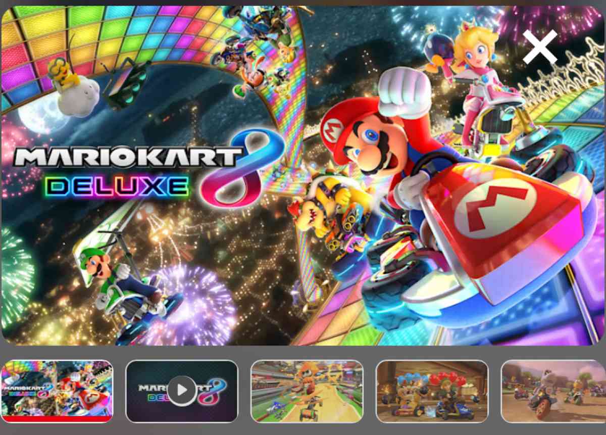 Nintendo and game Mario kart