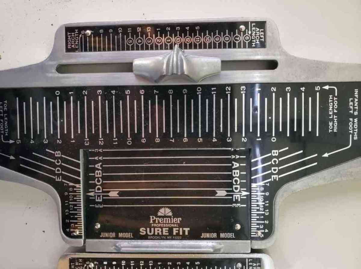 Jr Foot Measuring Tool  Pack Of 2  RRR Apparel