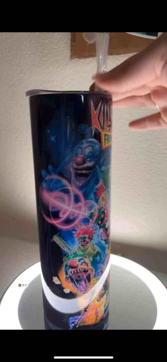 killer klowns 30oz tumbler