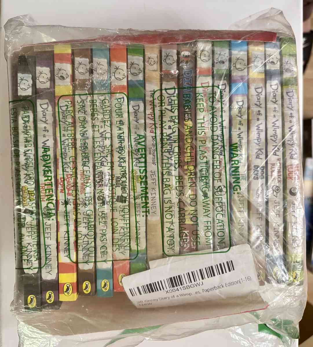 Brand new diary of the wimpy kid All 16 books
