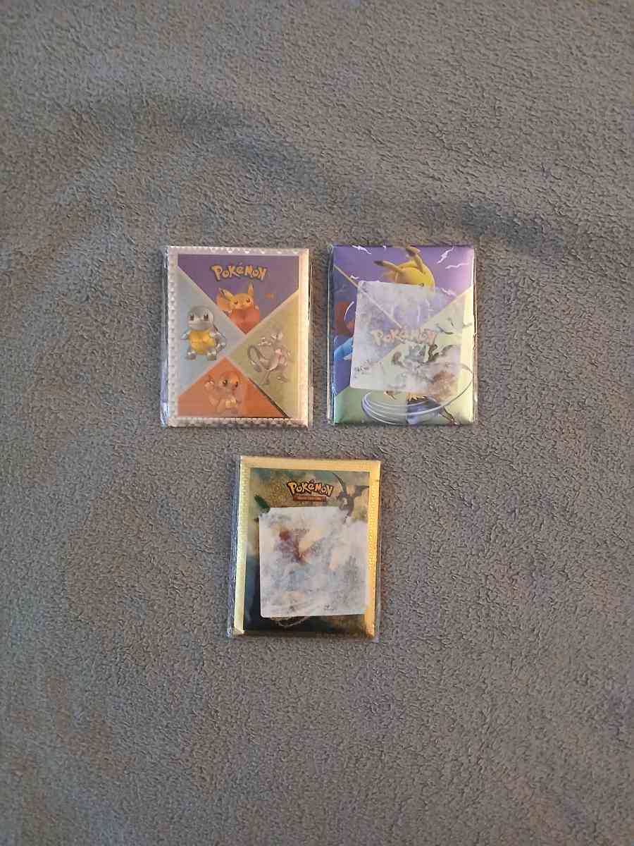 3 Pokemon Trading Cards Vmax GX Color 10 Packs