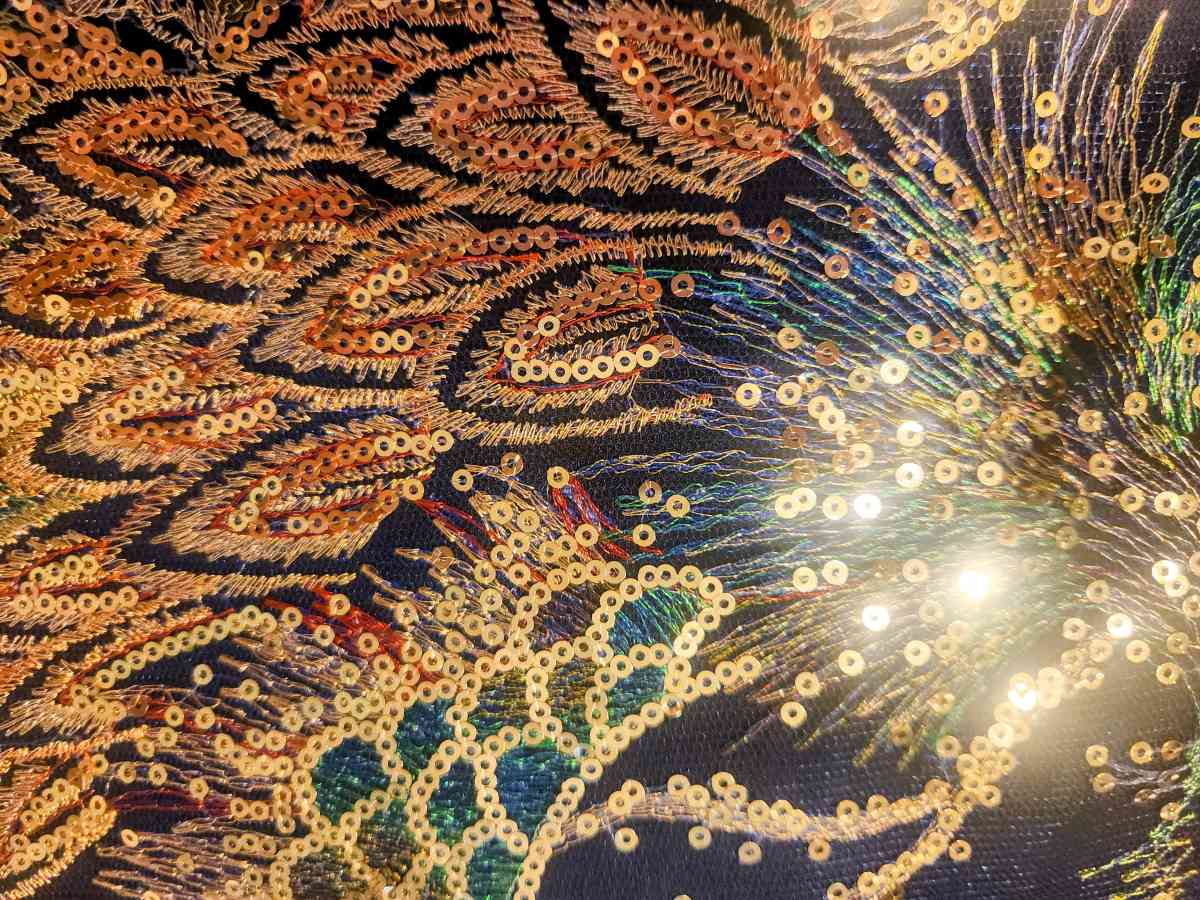 Ella and Elly Peacock Embroidery Tassel Bag