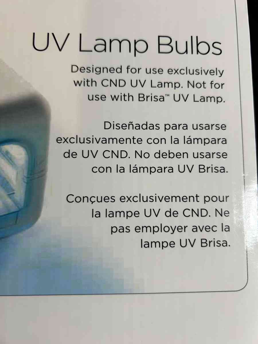 UV LAMP BULBS for use with a CND  UV lamp