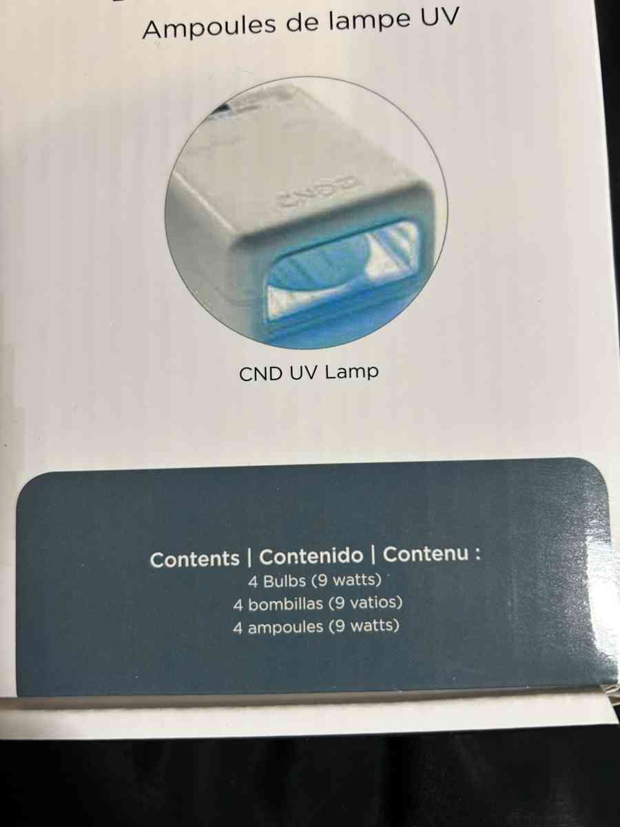 UV LAMP BULBS for use with a CND  UV lamp