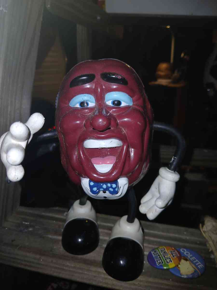 Vintage 1988 California Raisins Plastic Figure AMFM Novelty