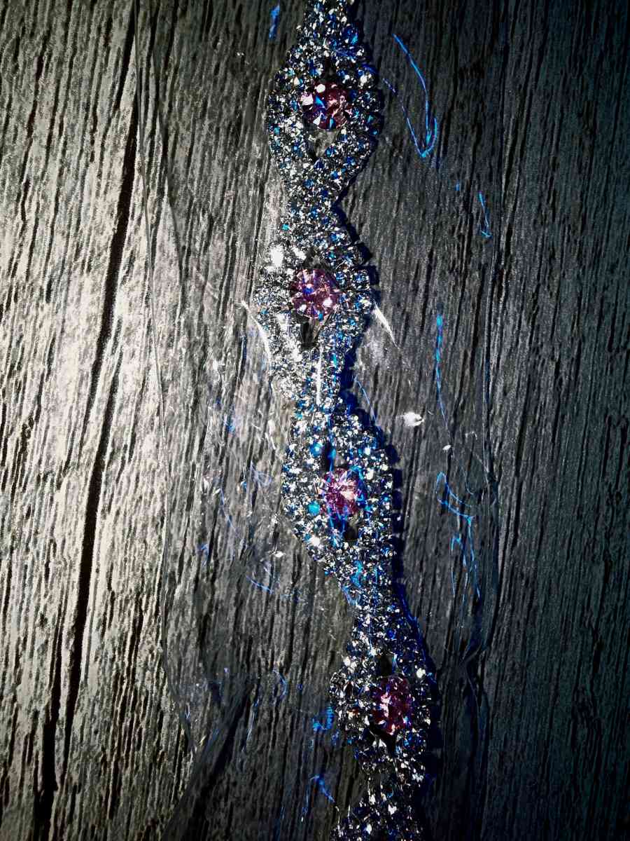 pink and diamond swarovski crystal Boutique bracelet