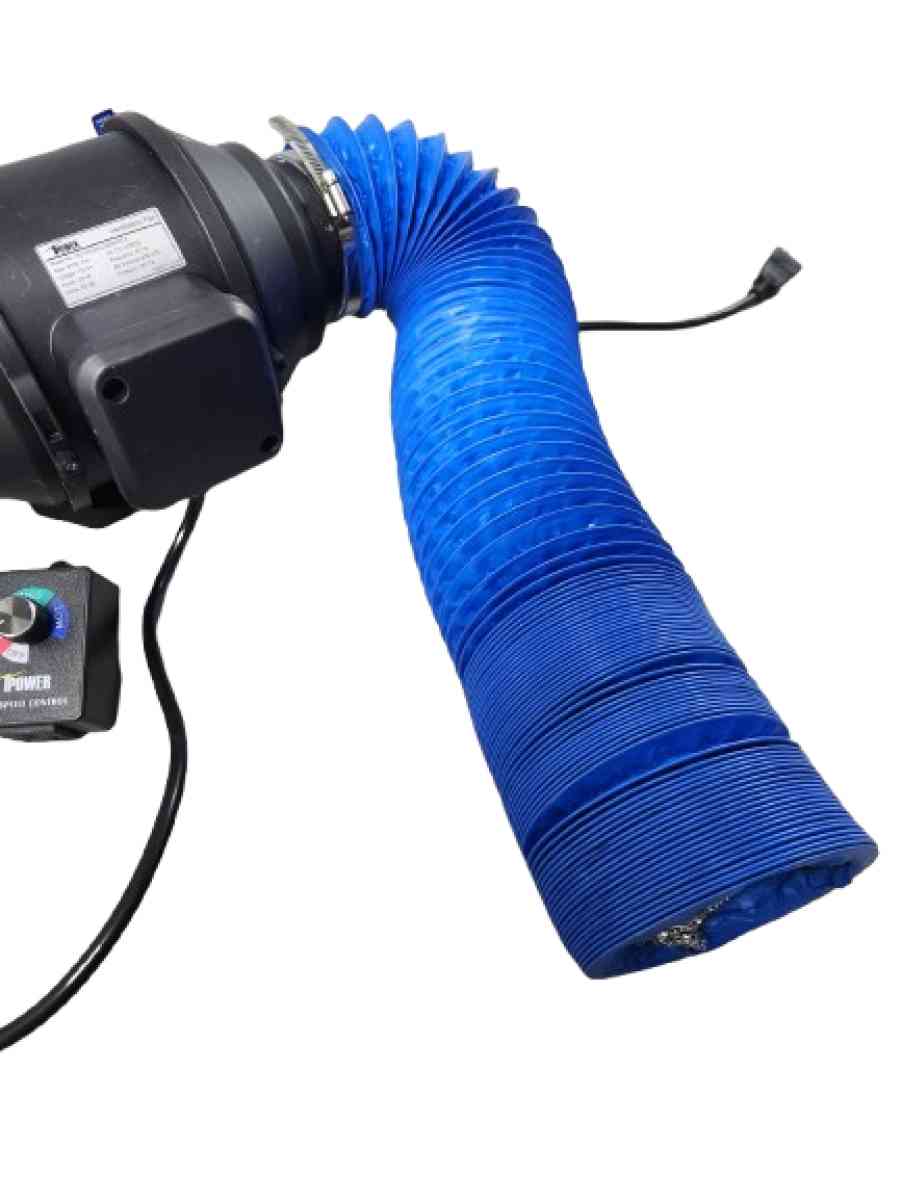 iPower 4 Inch 118 CFM Inline Duct Fan Controller Air Carbon