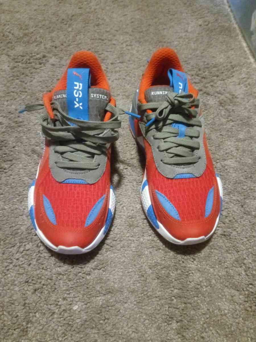 Puma Boys RSX Retro Jr Low LaceUp Sneakers JQ2 Red 37285701