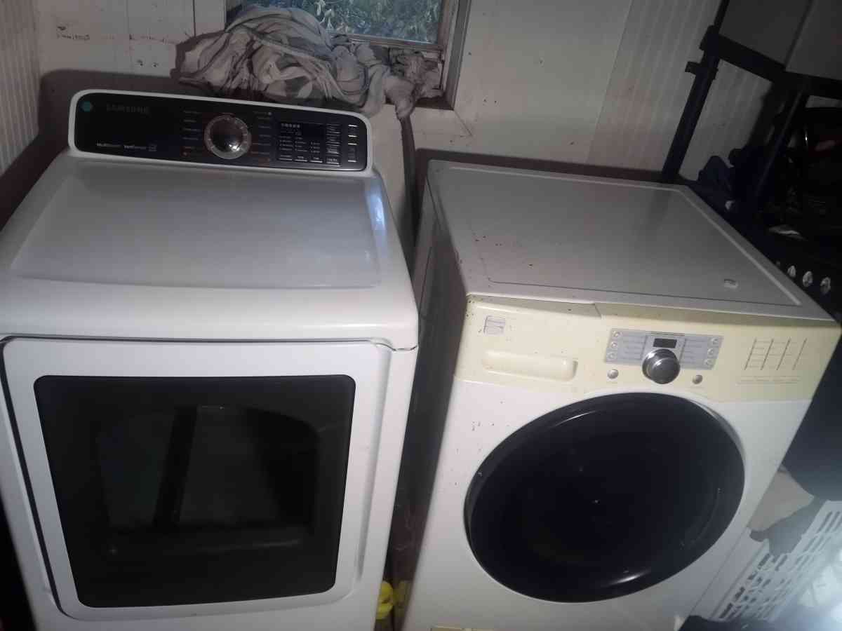 washer and dryer