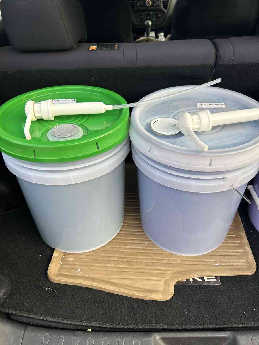 5 gallon laundry detergent