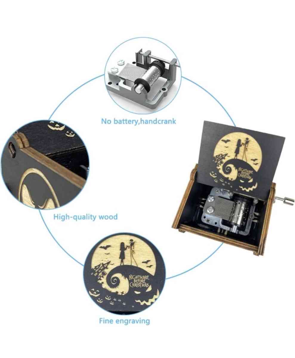 Halloween Musical Musical Wood Box