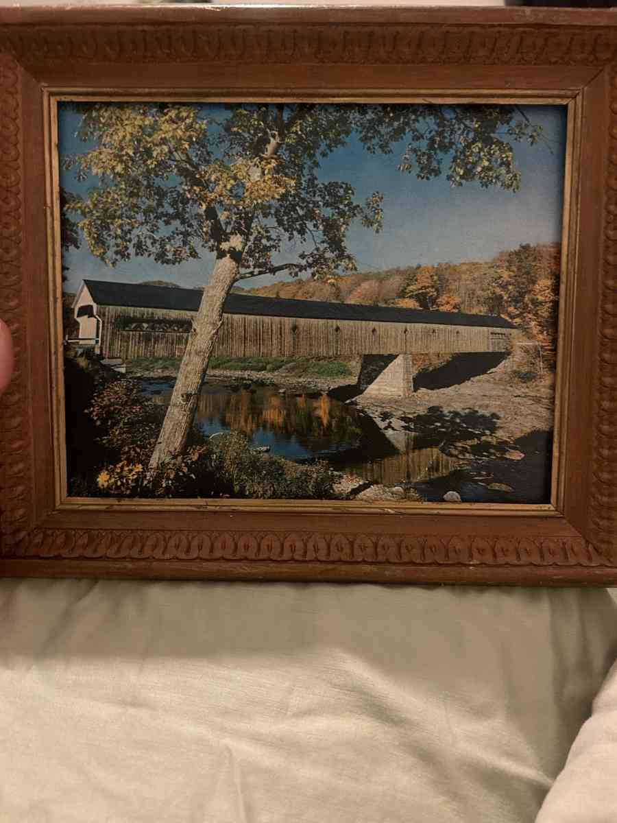 covered bridge panting