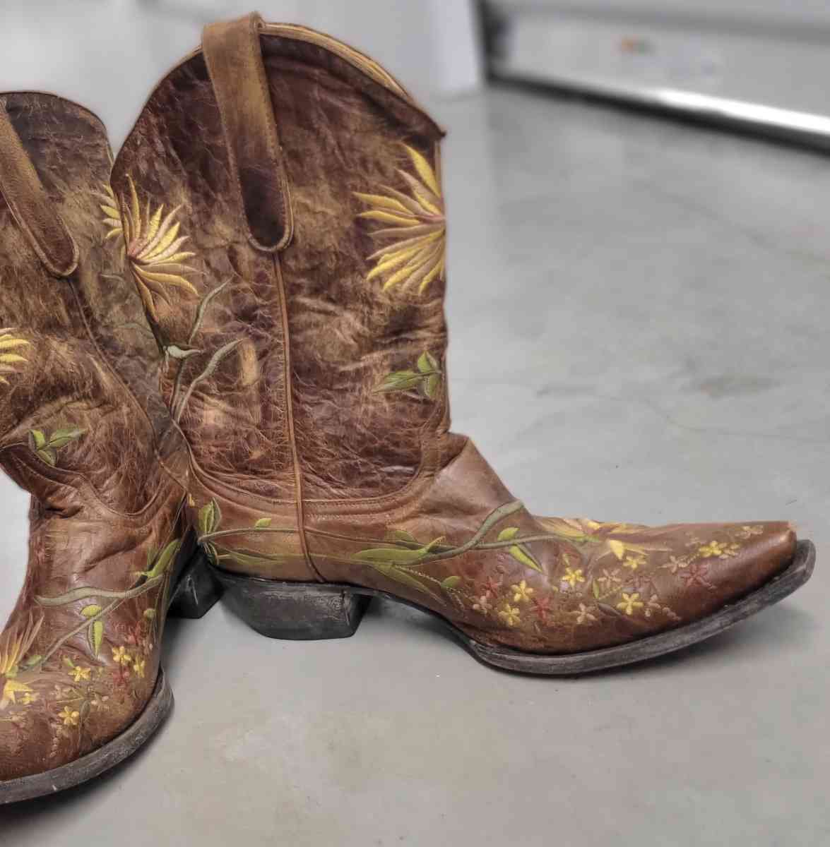 Old Gringo Womens Size 10 Ellie Brass Yellow Western Boots