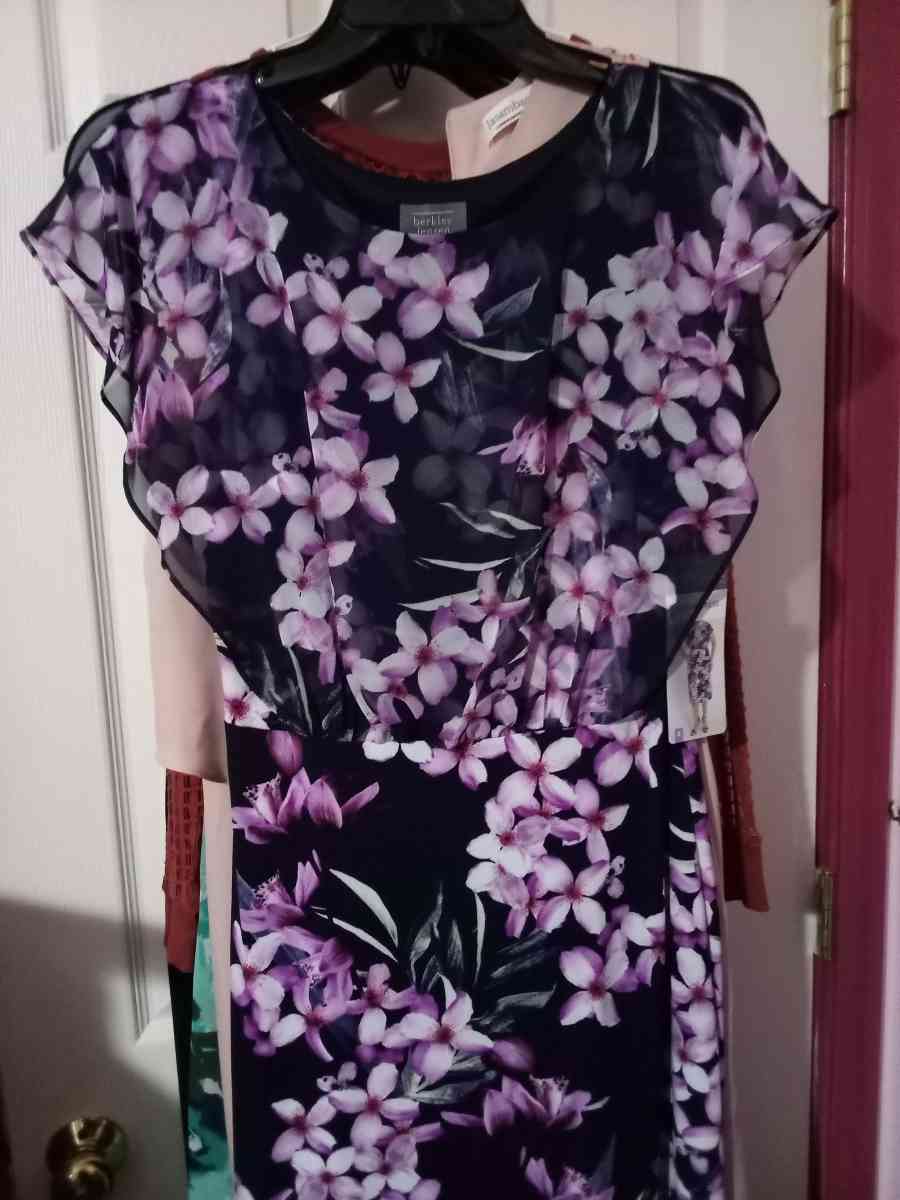 purple flower dress