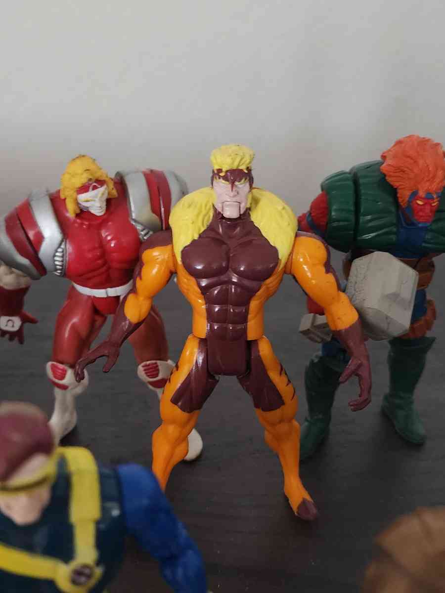 Vintage 1993 Marvel XMen Action Figure Collection