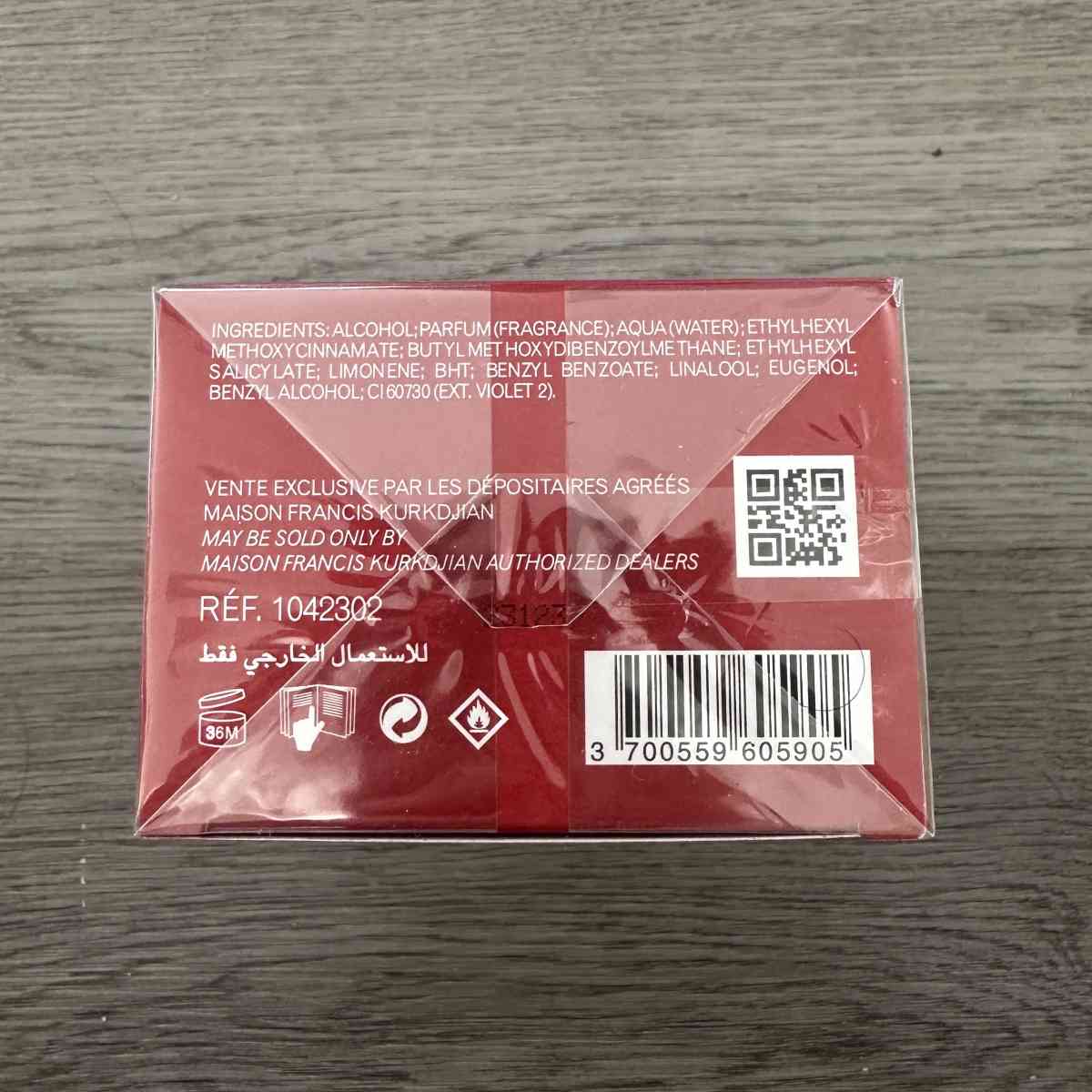 Baccarat Rouge 540 70 ML