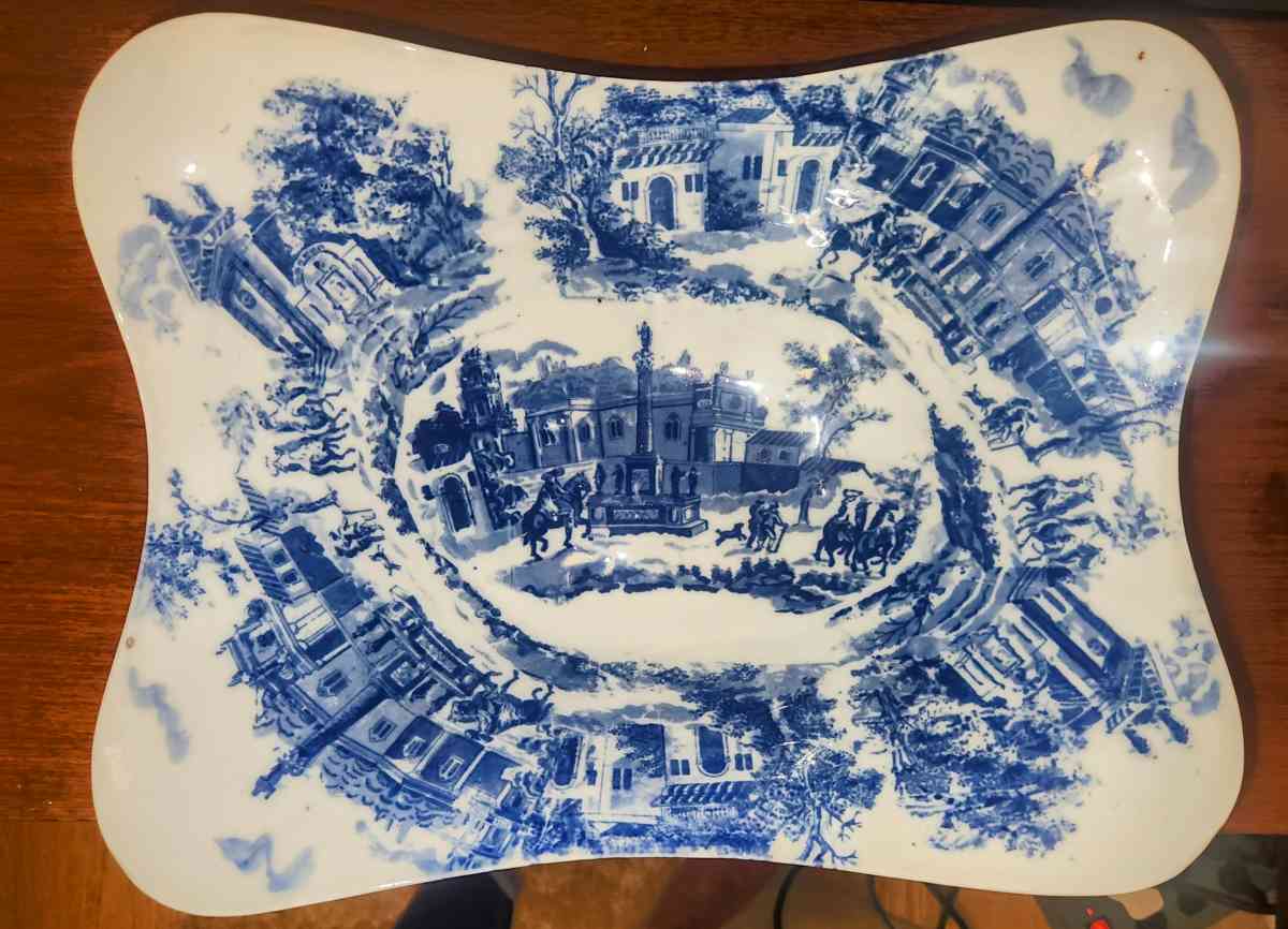 Victoria ware ironstone  pedestal bowl