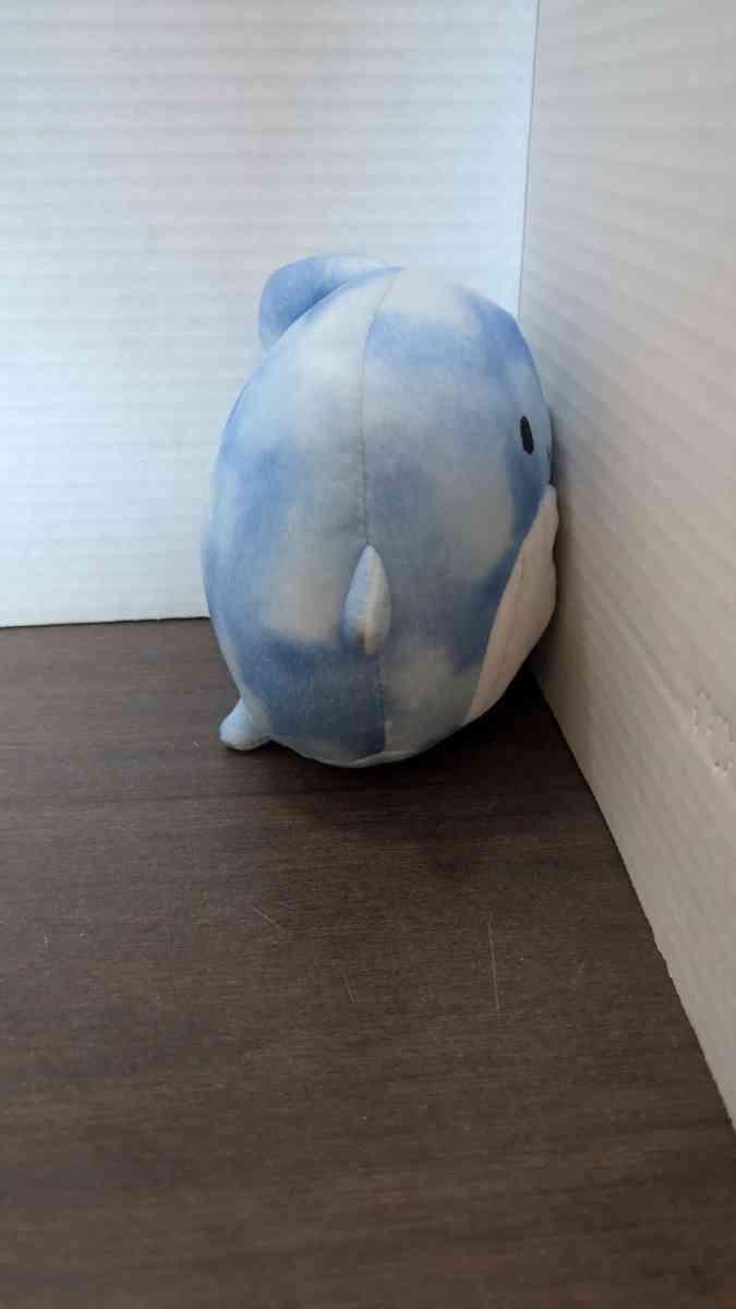 RARE Squishmallow 5 Samir Blue Tie Dye Whale Used perfect co