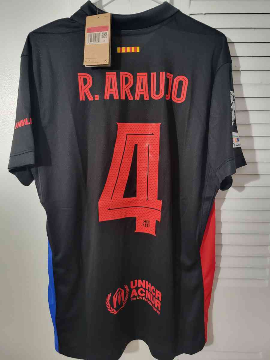 FC Barcelona Jersey Soccer 2025 Fan Version Araujo