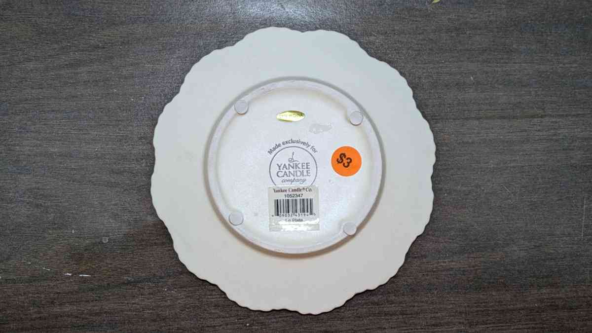 yankee candle company candle holder Pink And Yellow Roses Di