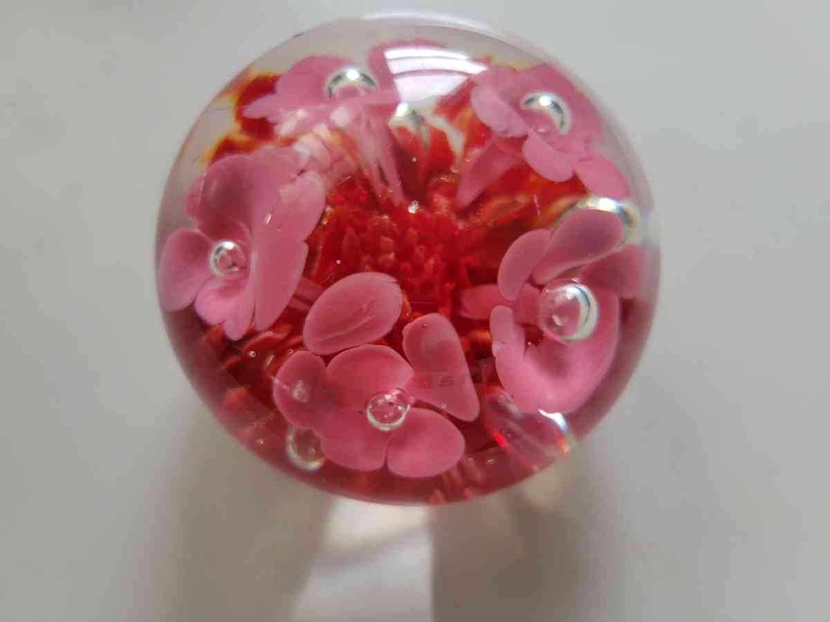 Vintage perfume bottle and paperweight