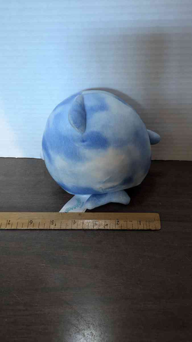 RARE Squishmallow 5 Samir Blue Tie Dye Whale Used perfect co