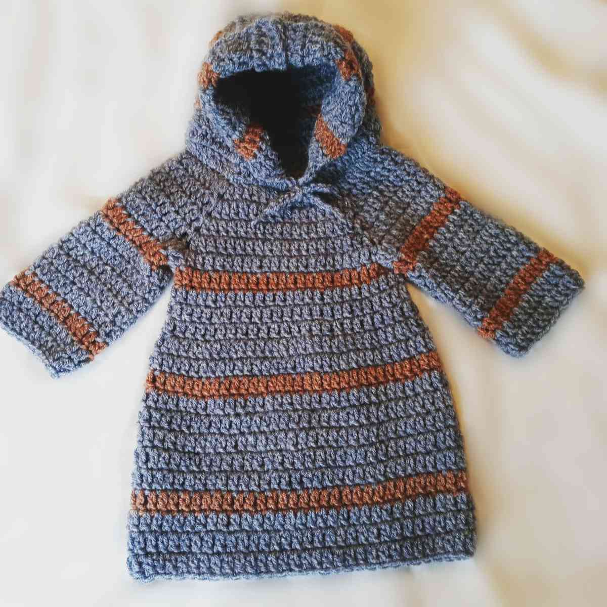 Handmade Baby Hooded Girls Dress