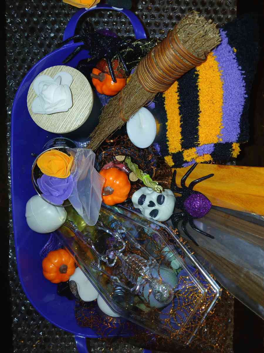 Witchy Halloween Boo Baskets