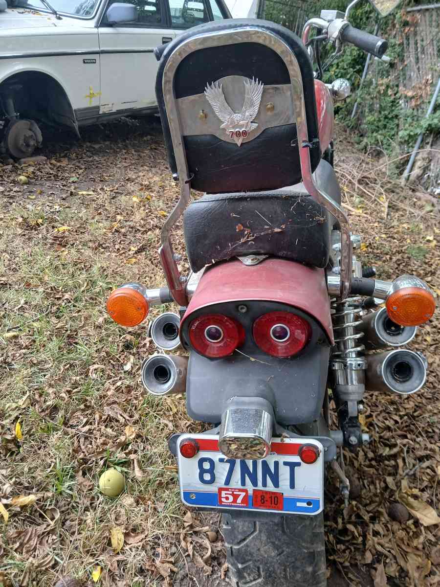 1988 honda magna motorcycle  sold as is
