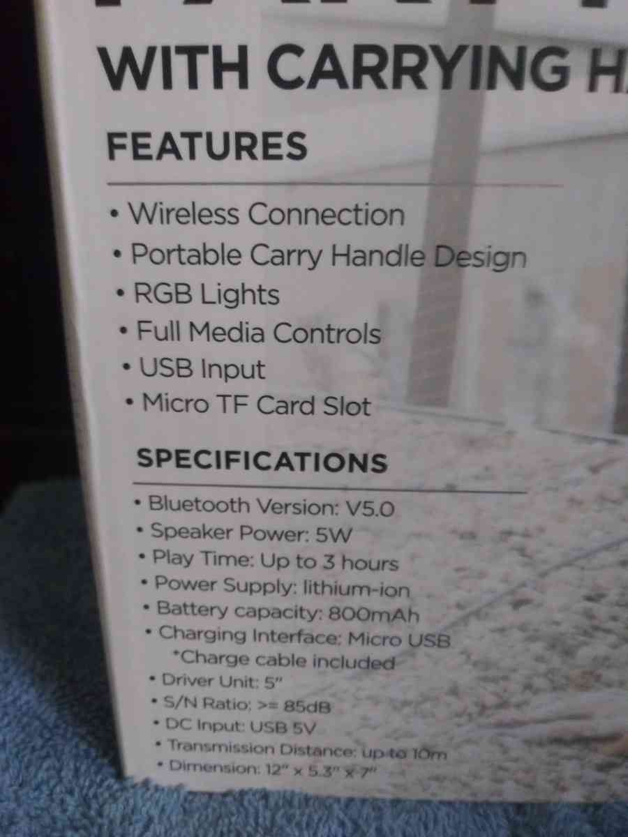 Vibe LED Party Speaker