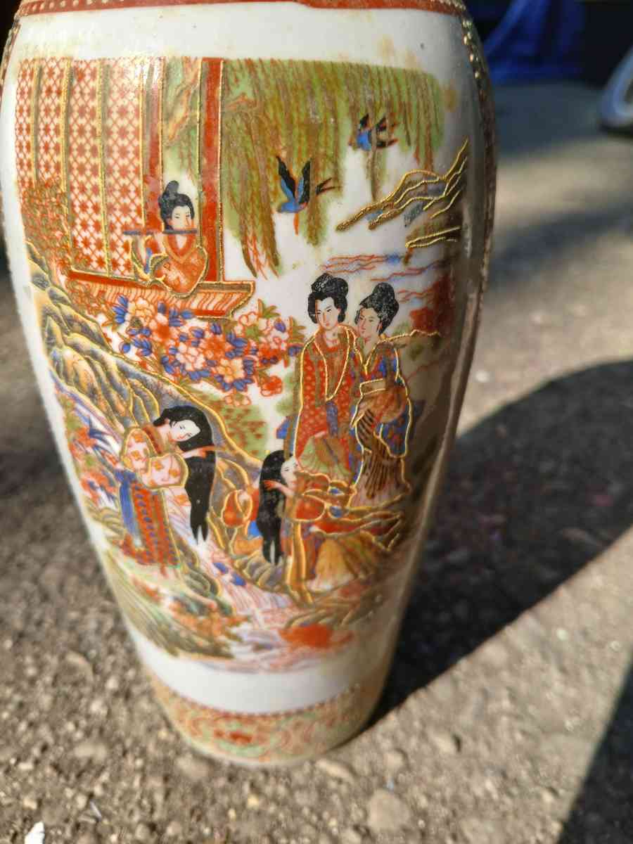 Japanese Satsuma Porcelain Vase