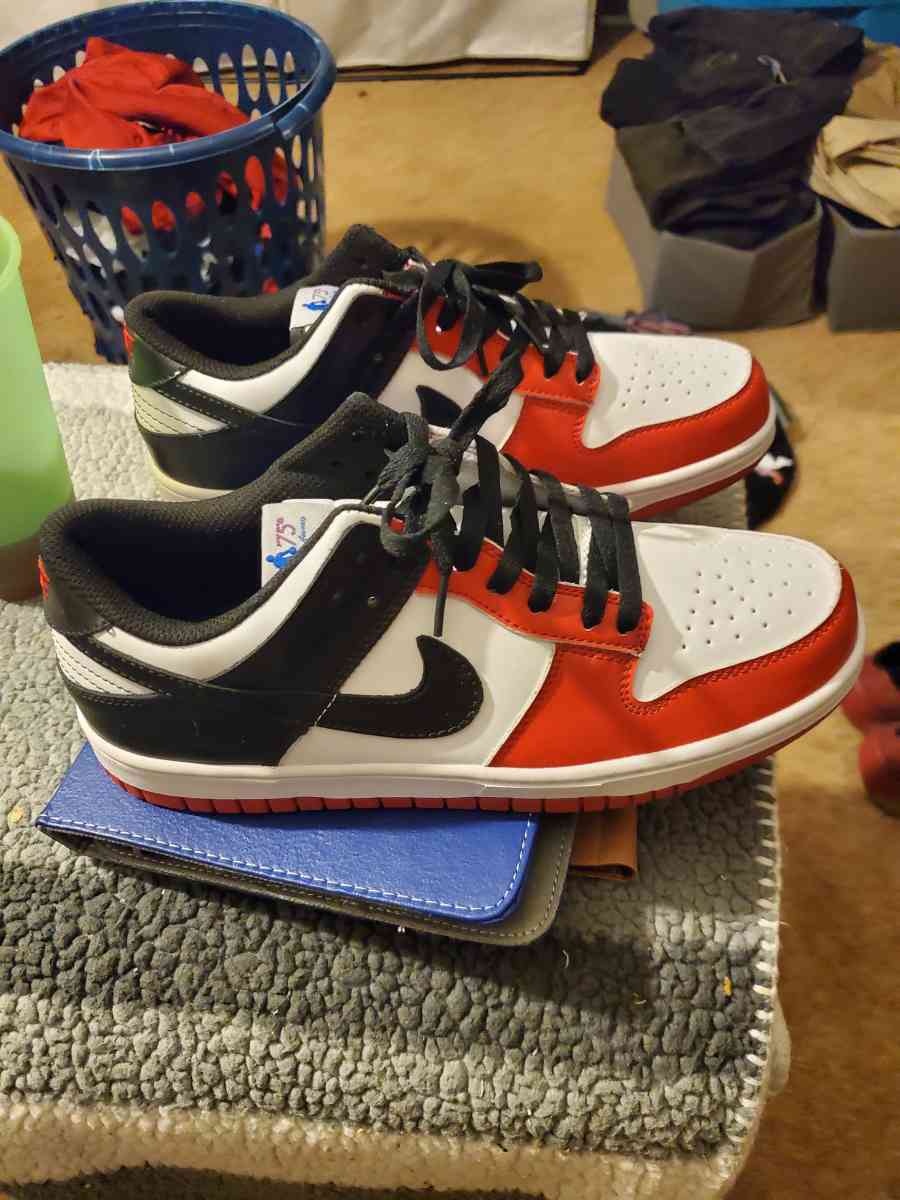 Nike dunks 75th anniversary tag sneakers