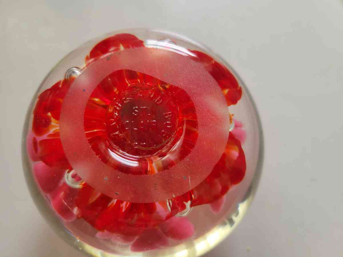 Vintage perfume bottle and paperweight