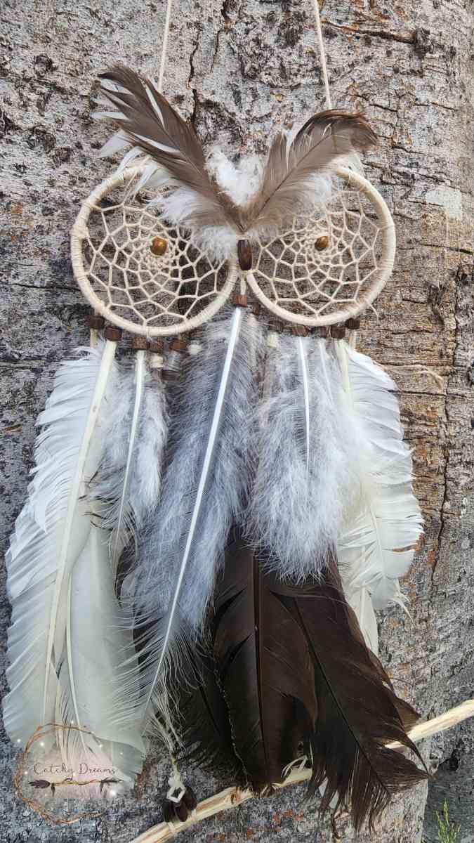 Angry Owl Dream Catcher