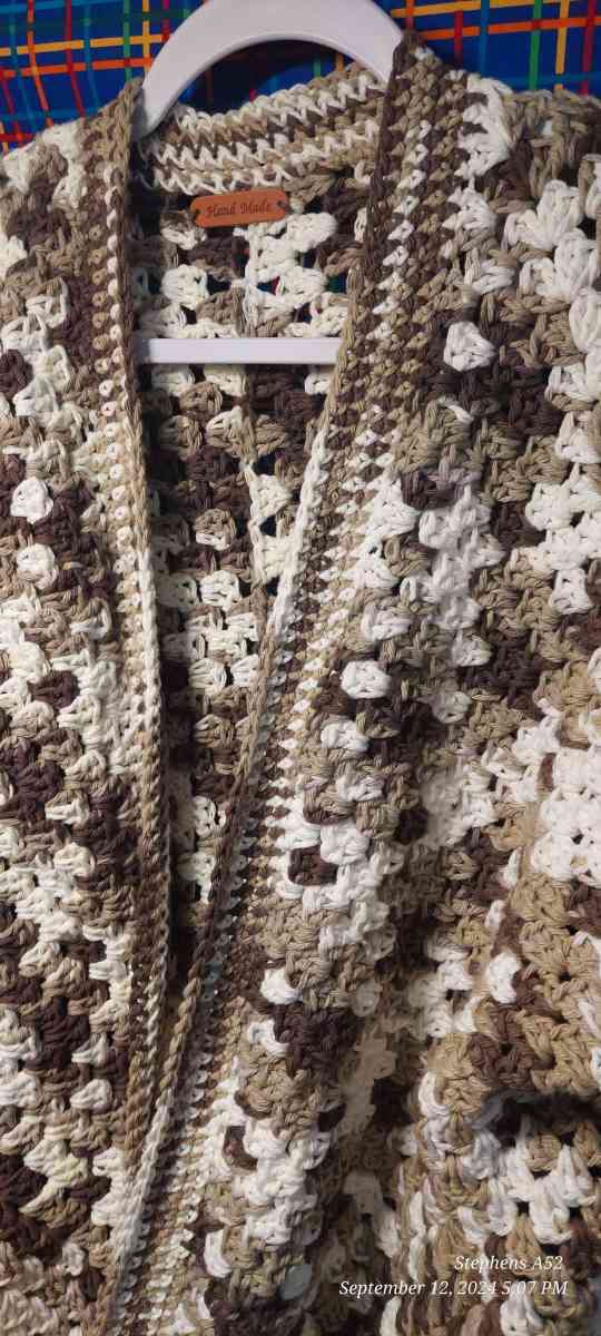 handmade crochet cardigan jacket