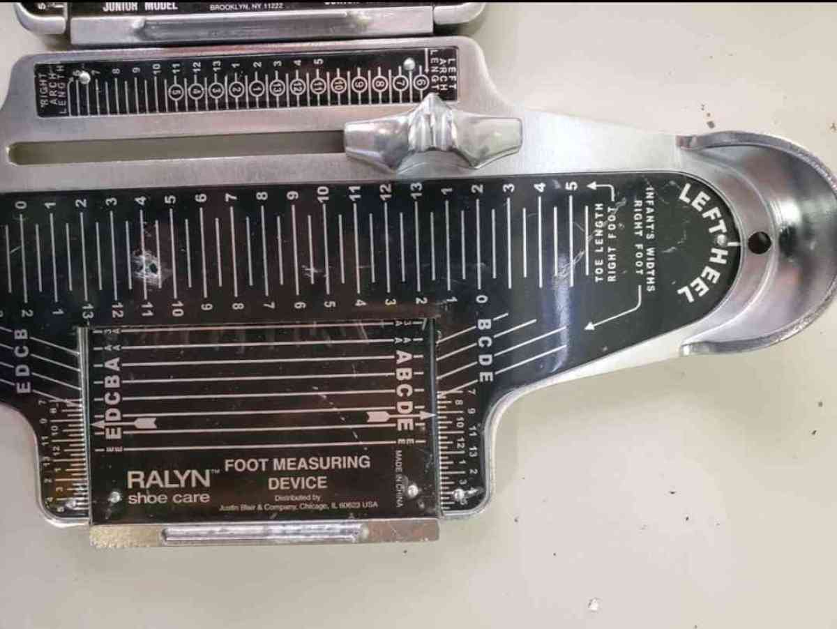 Jr Foot Measuring Tool  Pack Of 2  RRR Apparel