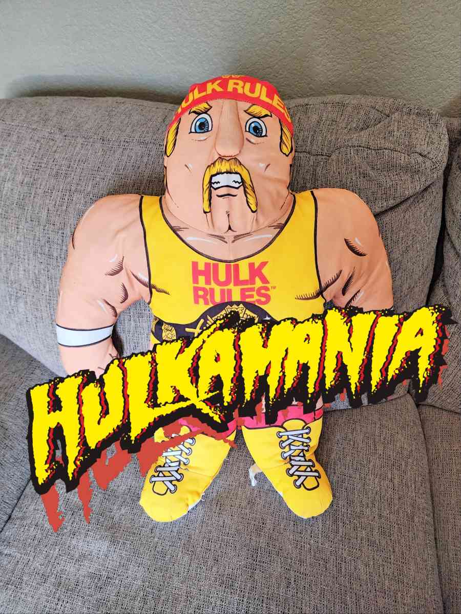 1990 WWF Hulk Hogan Wrestling Buddy By Tonka