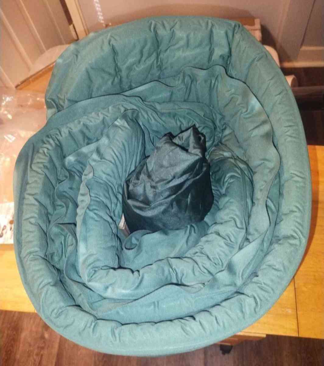 Green Self Inflating Sleeping Pad with Electric Pump