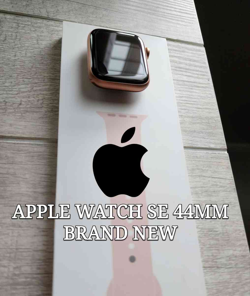 Apple Watch SE Brand New w Gold Aluminum Case Pink Sand Band