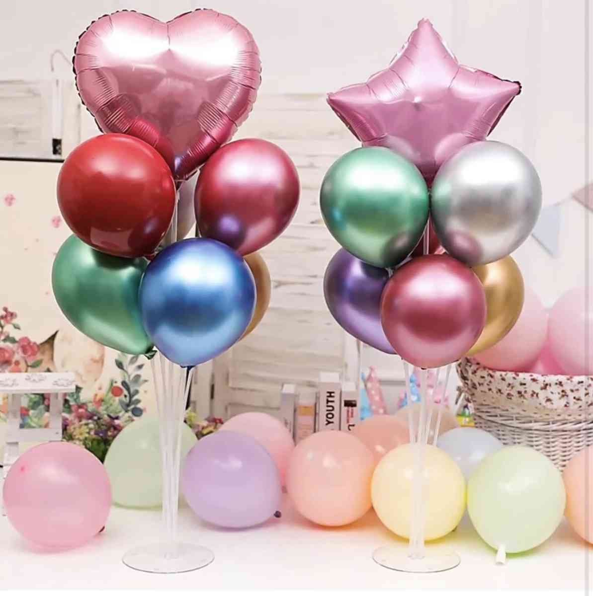 4 Sets Balloon Stand Kits