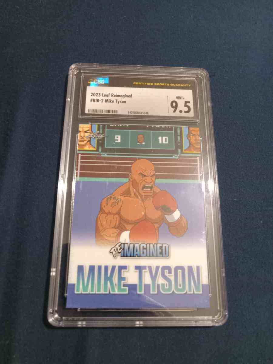 Mike tyson graded sports card