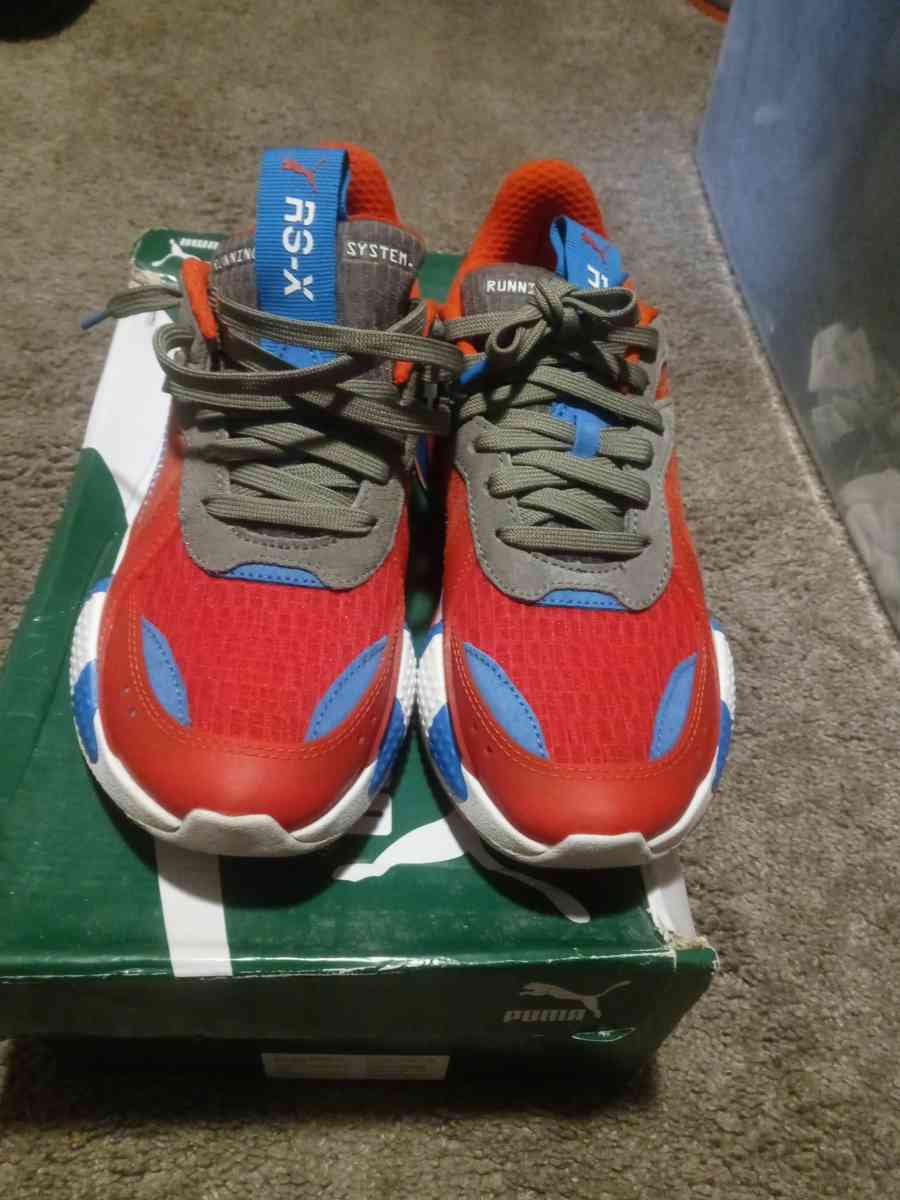 Puma Boys RSX Retro Jr Low LaceUp Sneakers JQ2 Red 37285701