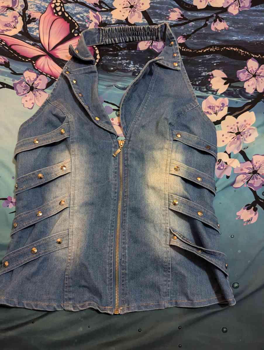 Blue jean top