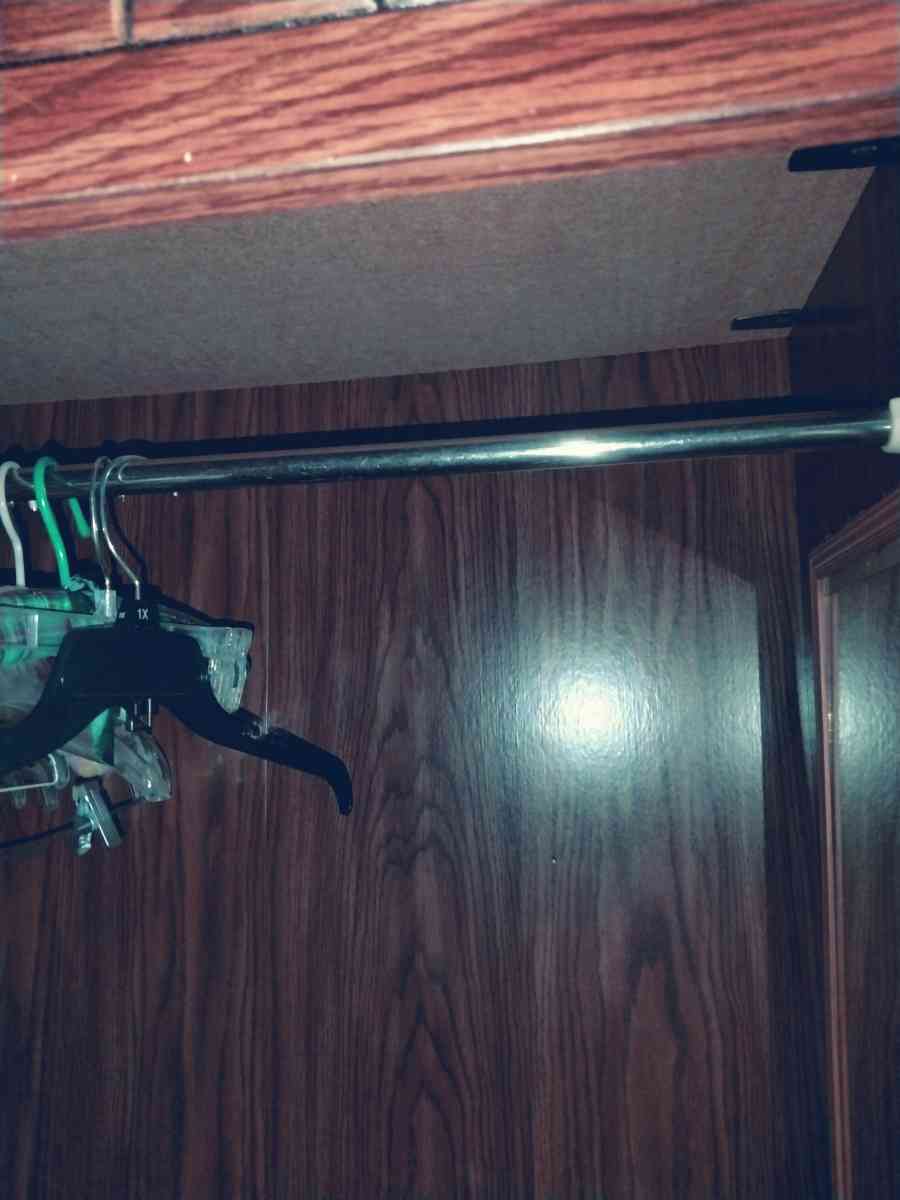 wooden armoire closet