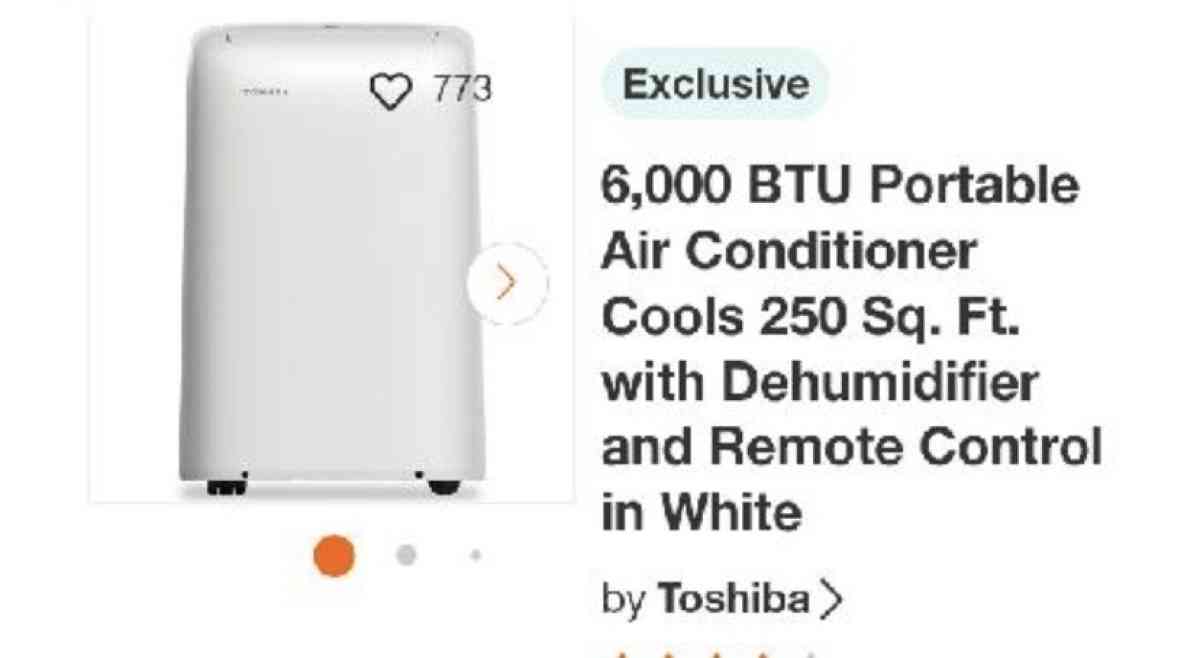 Toshiba portable AC