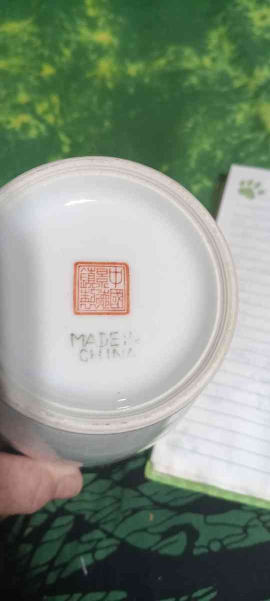 CHRISTMAS SALE HUGE SALE export porcelain vase