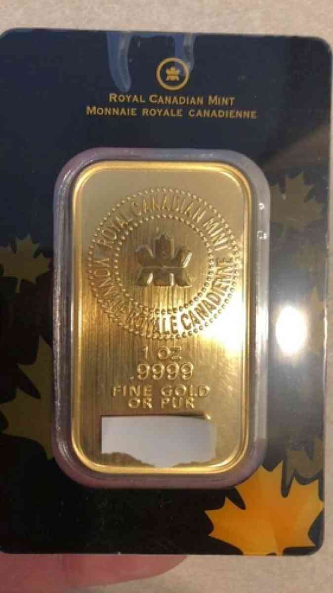 1oz gold bar