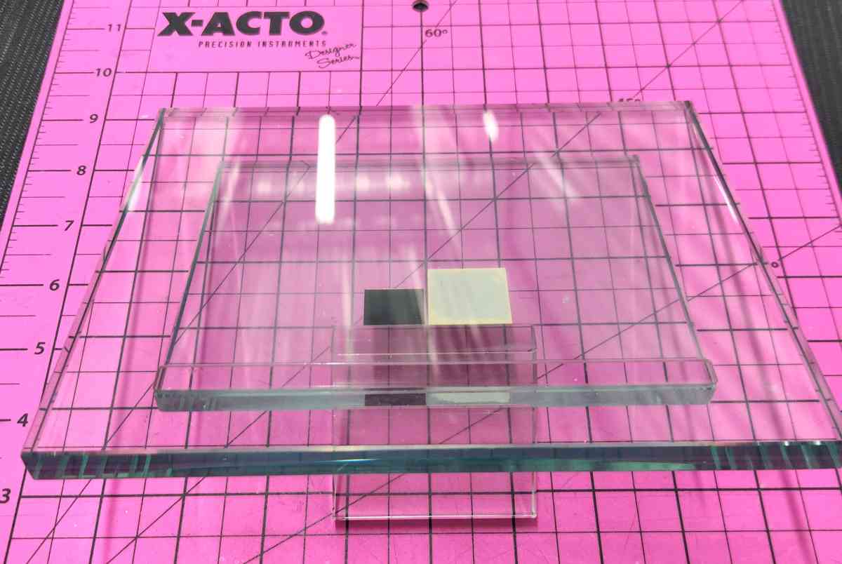 Vint Frameless 6x4 Horizontal Glass Floating Picture Frame