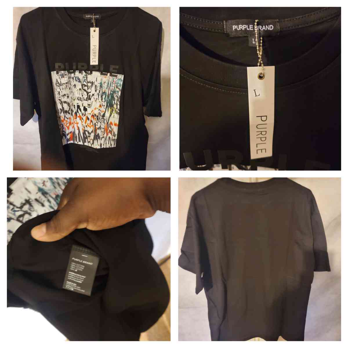 Purple brand graphic tshirt