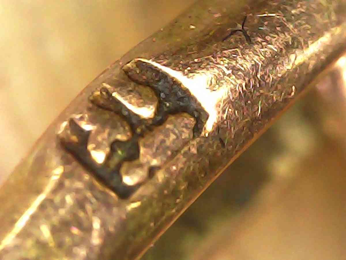 Vintage 12K Solid Rose Gold Egyptian Necklace  Pendant